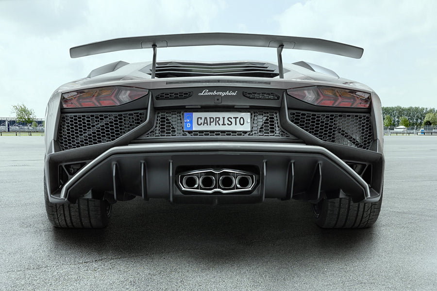 Lamborghini Aventador LP750 SV - Valved Exhaust + Carbon/Stainless Frame