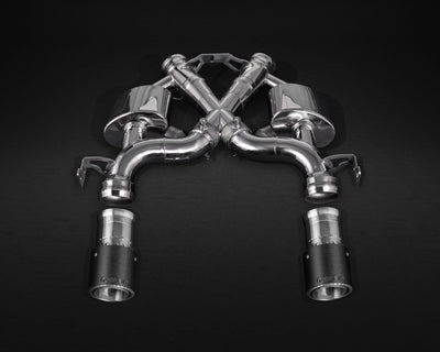 Mclaren 675LT - Valved Exhaust, Cat Spare Downpipes + Carbon Tips (CES3)