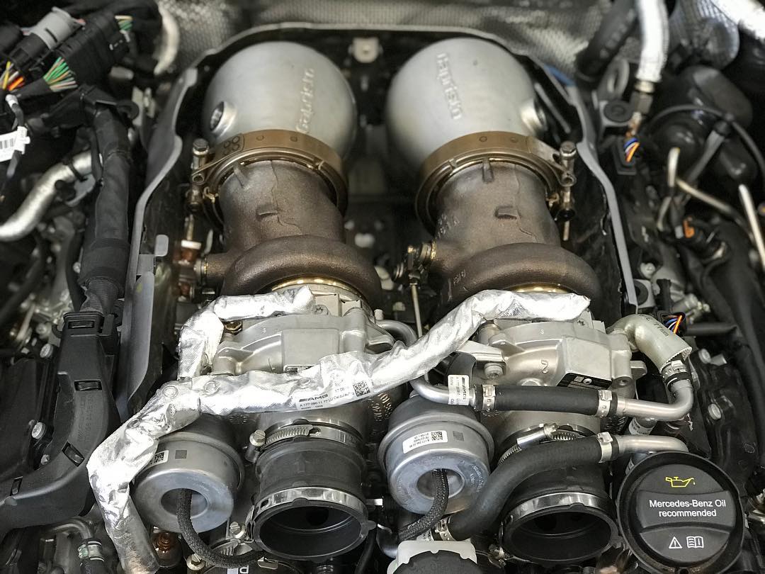 Mercedes AMG C63/S (W205) - 250 Cell Sport Cat Downpipes