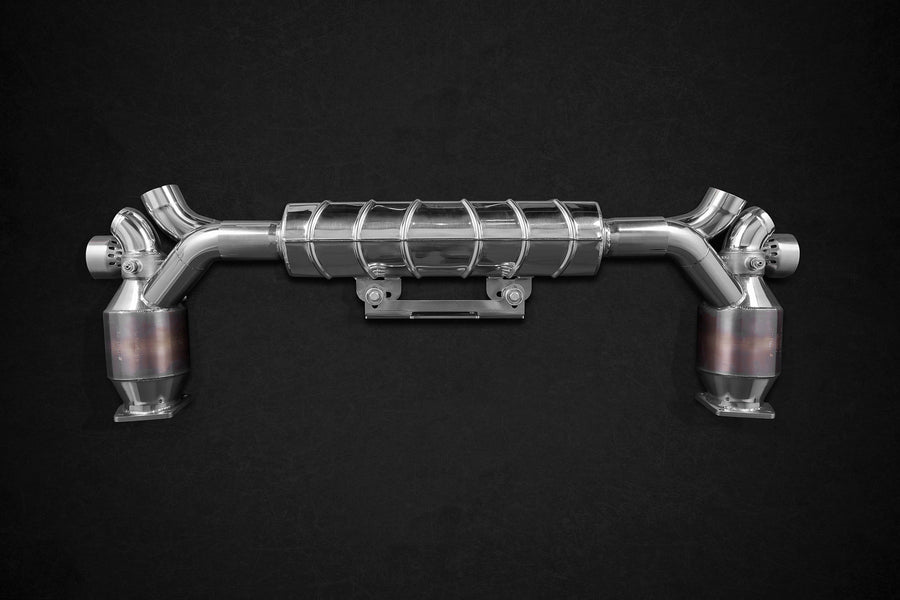 Porsche 991.1/2 Turbo/S - Valved Exhaust + 250 Cell Sport Cats (CES3)