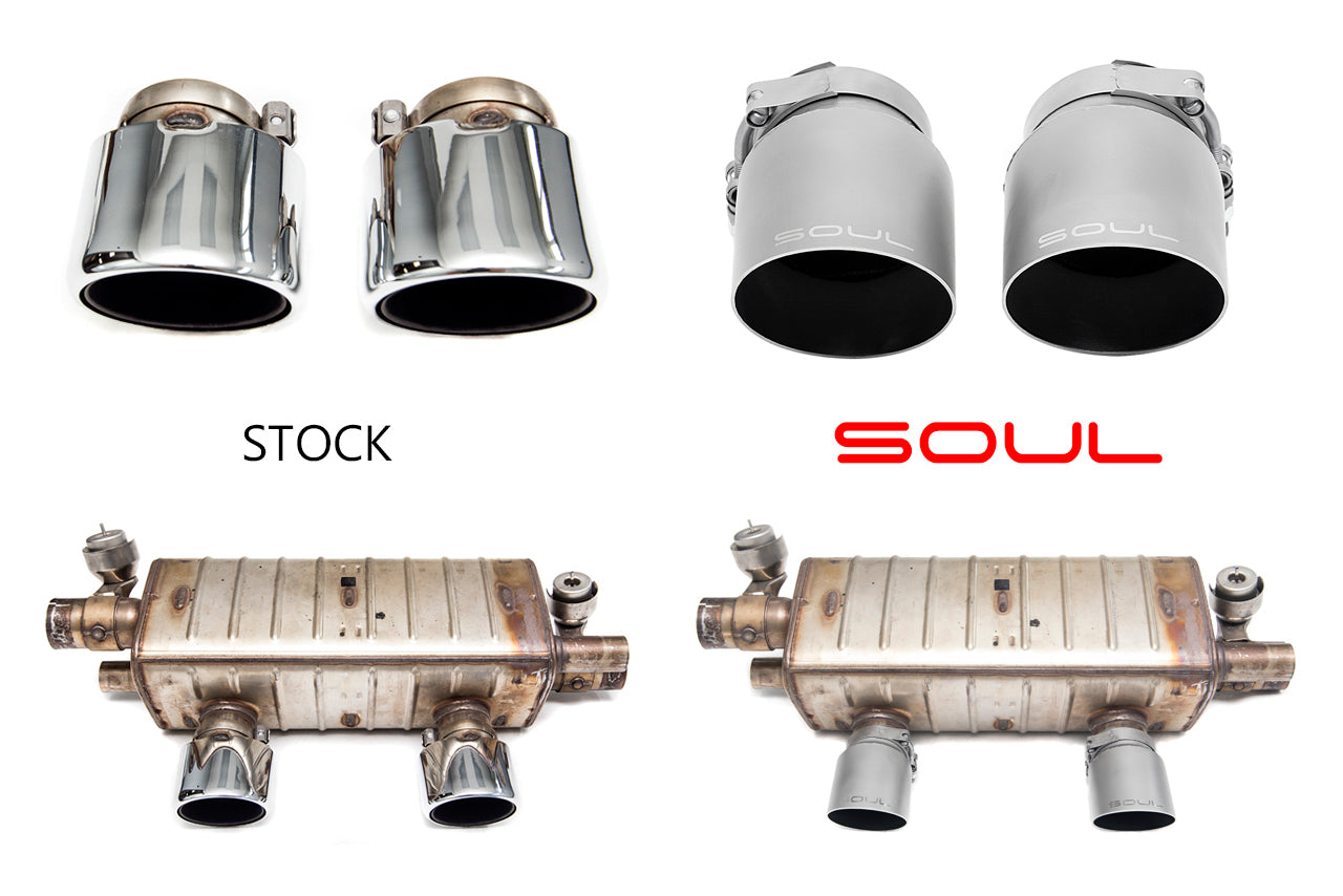 Porsche 991.2 Carrera (with PSE) Bolt On Exhaust Tips