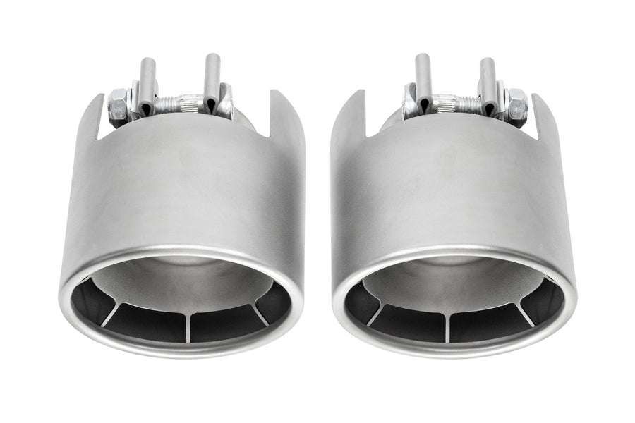 Porsche 718 GT4 RS / Spyder RS Weissach-Style Bolt-On Exhaust Tips