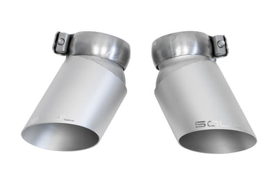 Porsche 997.2 Turbo GT2 Style Bolt On Exhaust Tips  (Brushed Finish)