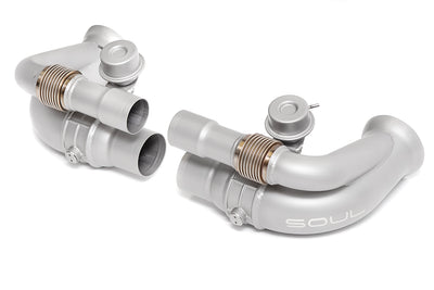 Porsche 991.1 / 991.2 GT3 Side Muffler Bypass Pipes (non-valved)
