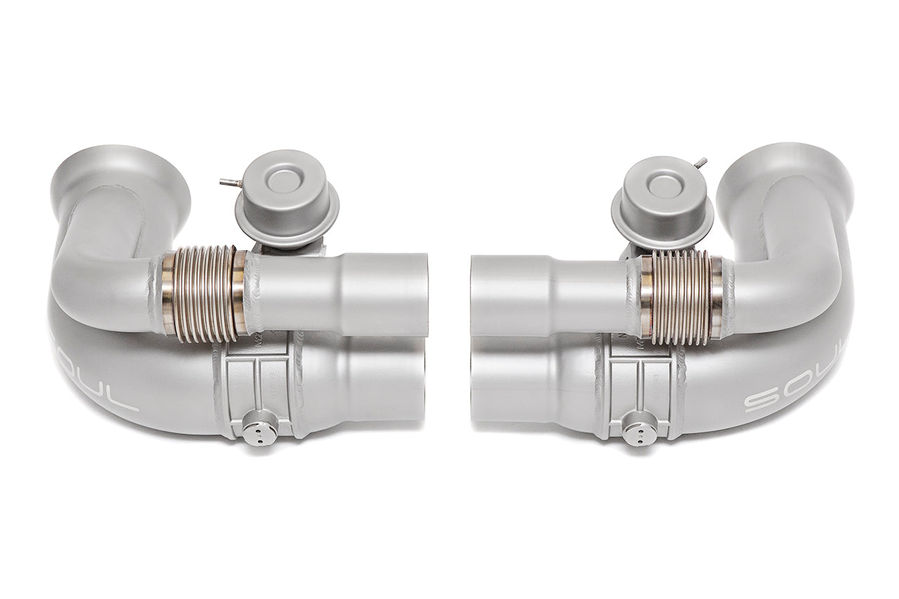 Porsche 997 / 997.2 GT3 Side Muffler Bypass Pipes (non-valved)