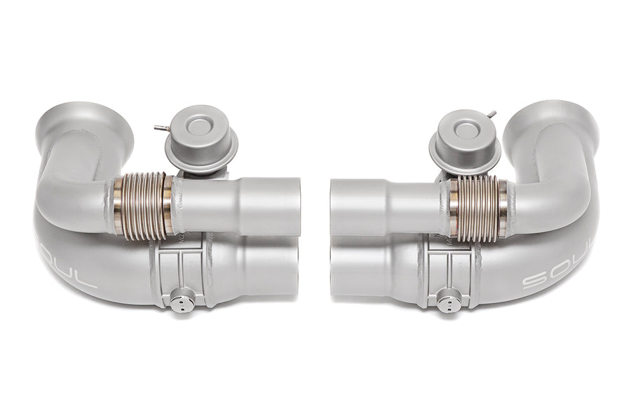 Porsche 997 / 997.2 GT3 Side Muffler Bypass Pipes (Valved)