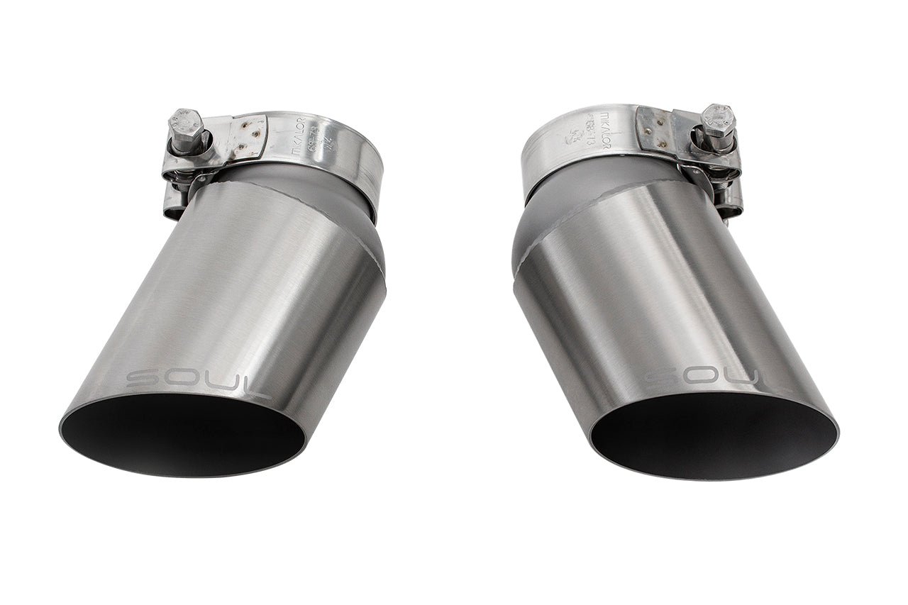 Porsche 997.1 Turbo GT2 Style Bolt On Exhaust Tips