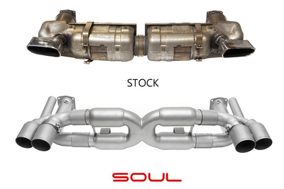 Porsche 997.1 Turbo Competition X-Pipe Exhaust System