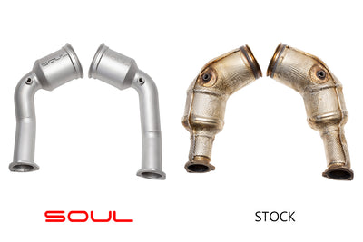 Audi RS6 Avant / RS7 (2020+) Cat Bypass Downpipes