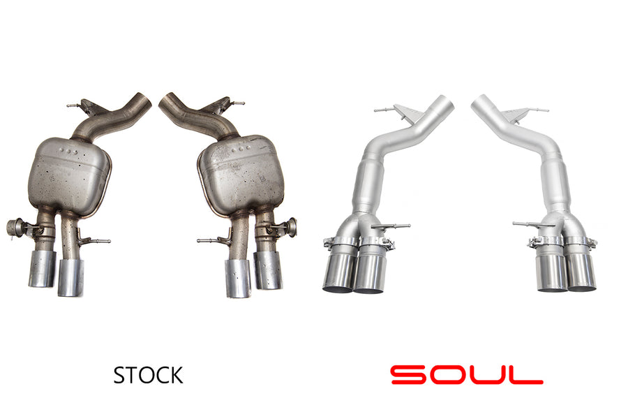 BMW F06 / F12 / F13 M6 Resonated Muffler Bypass Exhaust