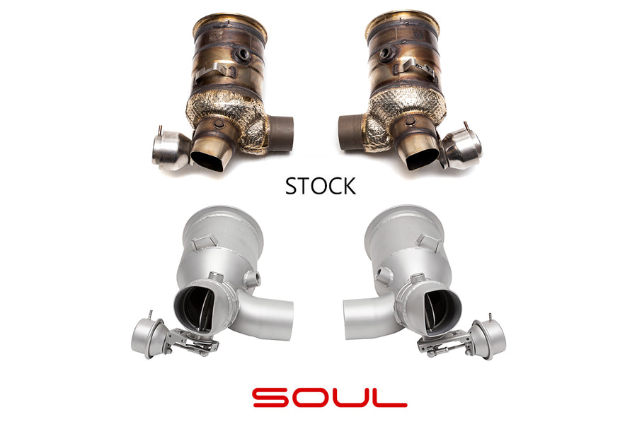 Porsche 991.2 GT2 RS SOUL Sport Catalytic Converters