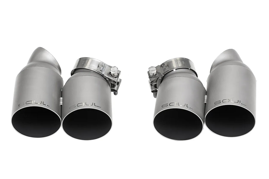 Porsche 991.1 / 991.2 Turbo Bolt On Exhaust Tips
