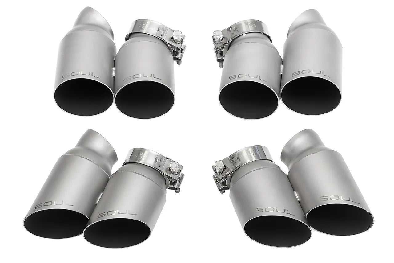 Porsche 991.1 / 991.2 Turbo Bolt On Exhaust Tips