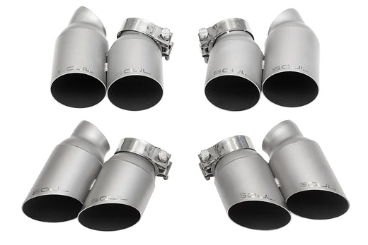 Porsche 991.1 / 991.2 Turbo Bolt On Exhaust Tips