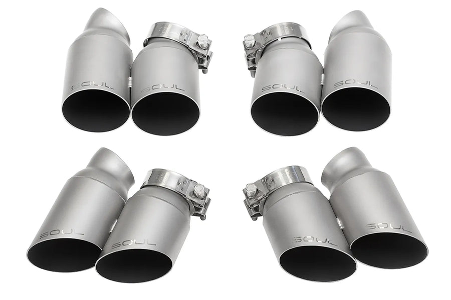 Porsche 991.1 / 991.2 Turbo Bolt On Exhaust Tips