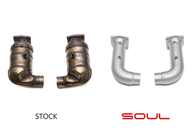 Porsche 991.1 / 991.2 Turbo Cat Bypass Pipes