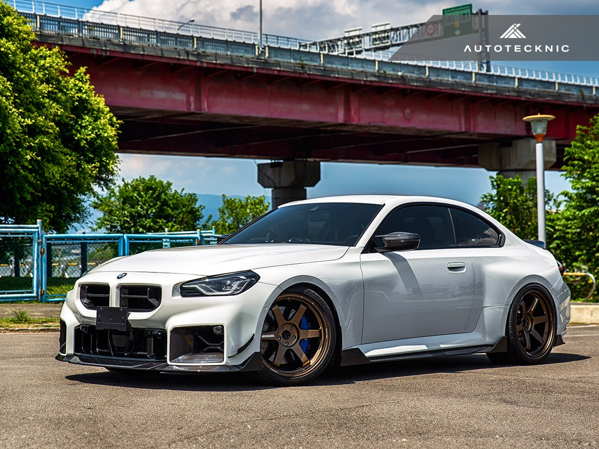 AutoTecknic Dry Carbon Podium Front Lip Set - G87 M2