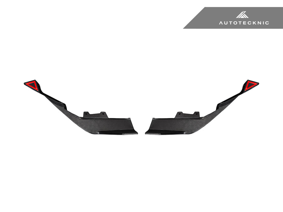 AutoTecknic Dry Carbon Rear Splitter Set - BMW G87 M2