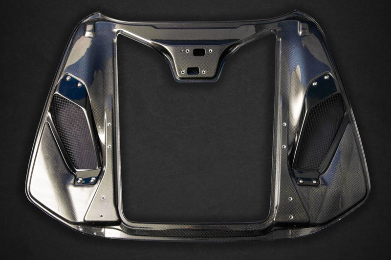 Ferrari 488GTS/Pista - Carbon Fiber + Glass Bonnet (Design S)