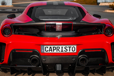 Ferrari 488 Pista - End Pipe Shells