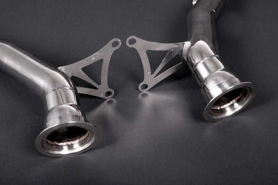 Ferrari 458 - Cat Spare Pipes + Heat Protection