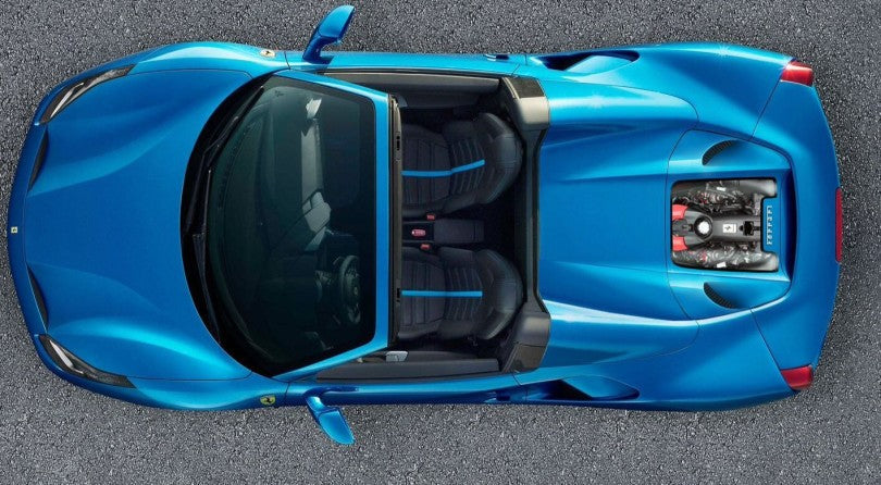 Ferrari 488GTS/Pista - Carbon Fiber + Glass Bonnet (Design S)