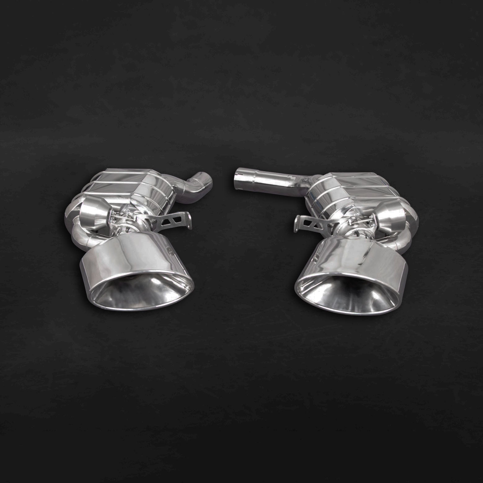 Audi RS6/7 (C8) - ECE Valved Exhaust + RS-Style Oval Tips (OE Actuators)