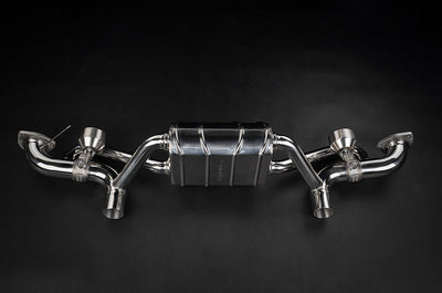 Porsche 718 GT4RS - Valved Muffler (OEM Tips)