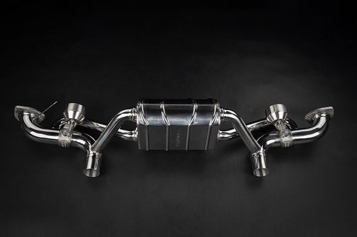 Porsche 718 GT4RS - Valved Muffler (OEM Tips)
