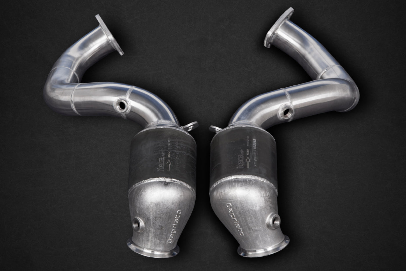 Aston Martin Vantage V12 (AE31) - Sport Cat Downpipes + Heat Protection