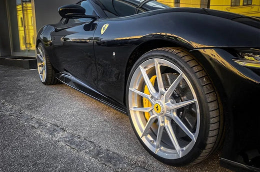 Ferrari Roma - Carbon Fiber Side Skirts (Small Fin)