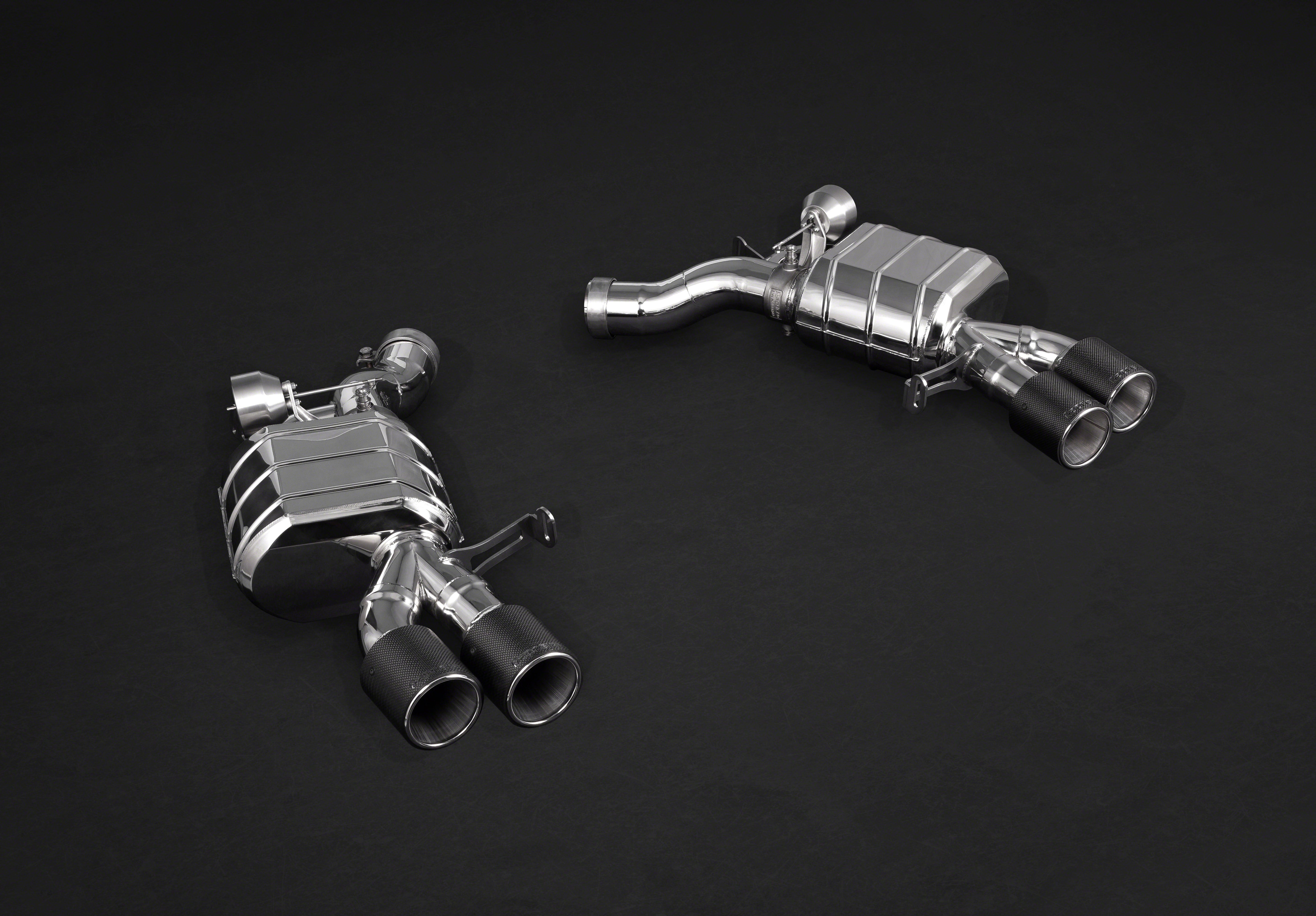 BMW M6 (F12/13/06) - Valved Exhaust, MidPipes, PostCat Spare Pipes + Carbon Tips (CES3)