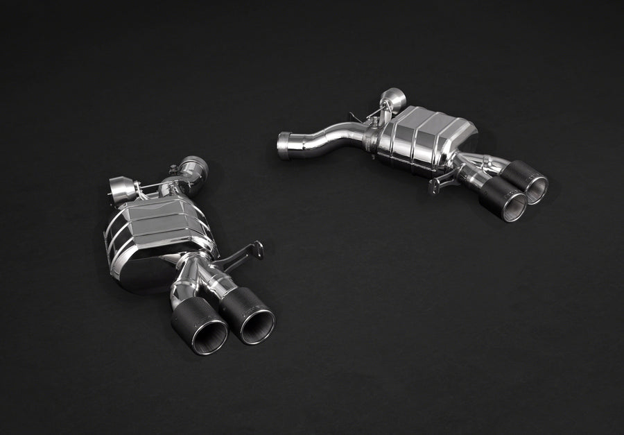BMW M6 (F12/13/06) - Valved Exhaust, MidPipes, PostCat Spare Pipes + Carbon Tips (CES3)