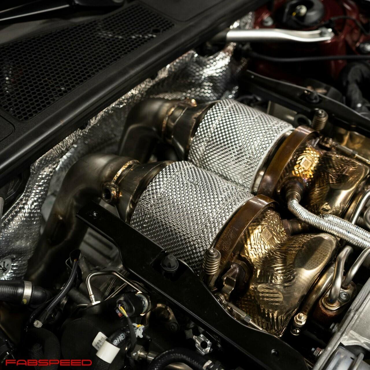 Fabspeed Motorsport Audi RS6 / RS7 C8 Sport Cat Downpipes 2019