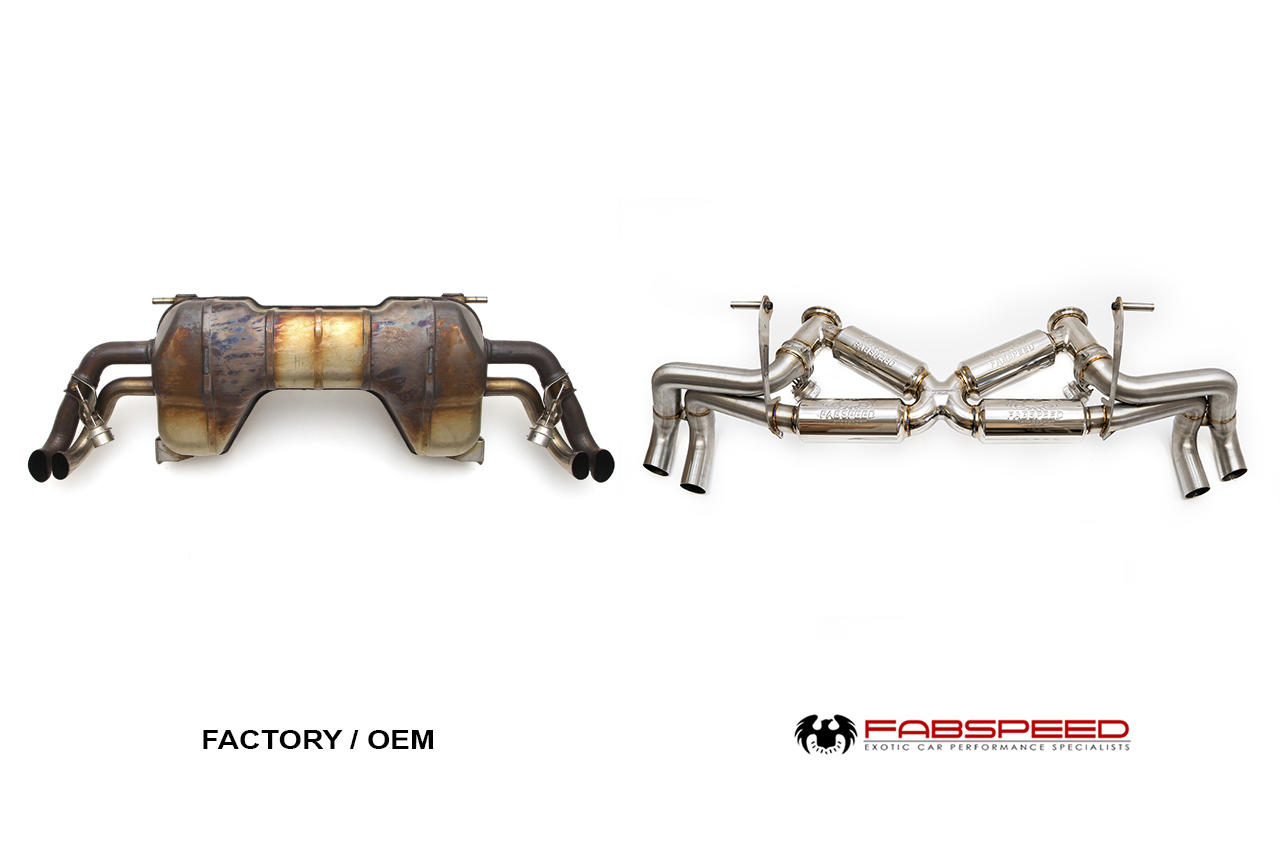 Fabspeed Motorsport Fabspeed Audi R8 V8 Valvetronic Supersport X-Pipe Exhaust System 2007-2012
