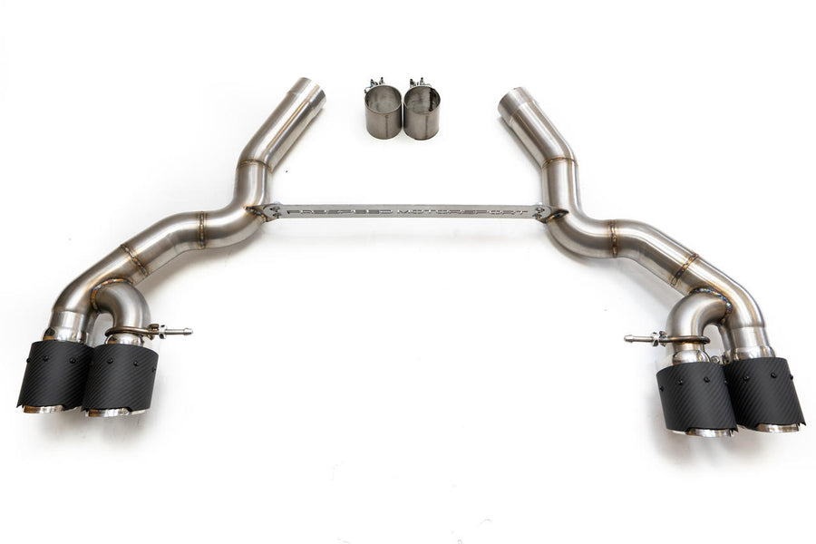 Fabspeed Motorsport Fabspeed BMW M5 F90 Muffler Bypass Pipes with Quad Style Tips
