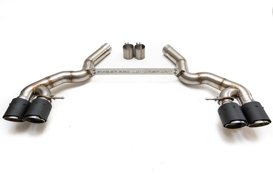 Fabspeed Motorsport Fabspeed BMW M5 F90 Muffler Bypass Pipes with Quad Style Tips
