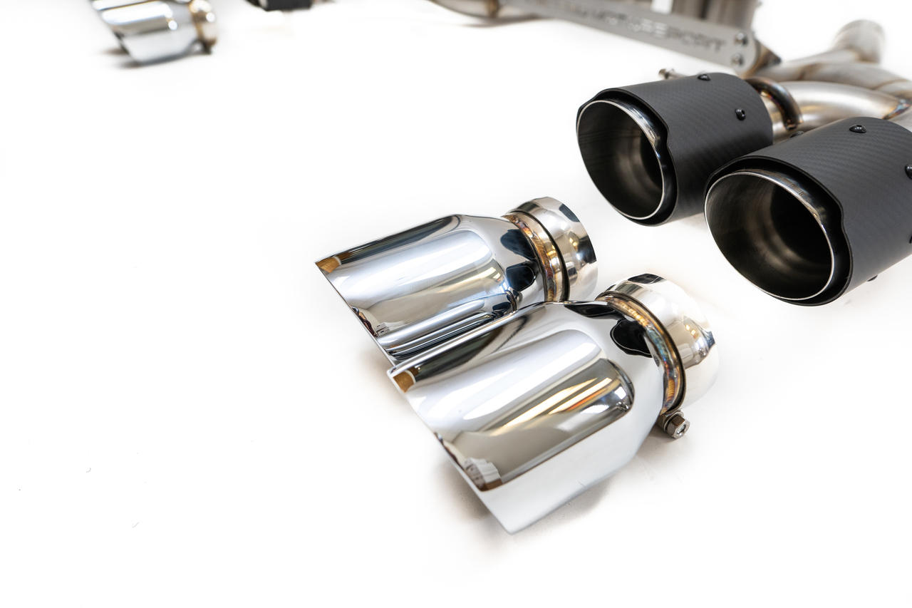 Fabspeed Motorsport Fabspeed BMW M5 F90 Muffler Bypass Pipes with Quad Style Tips