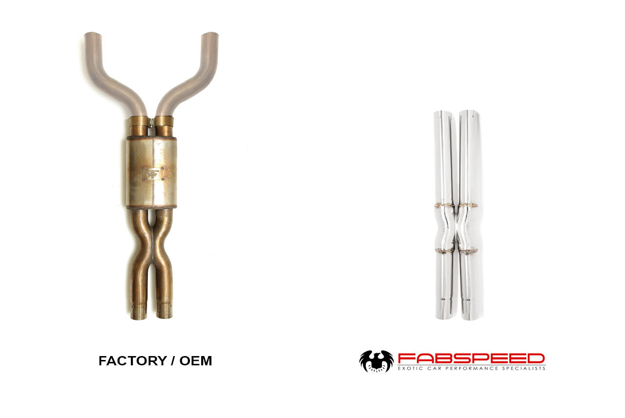 Fabspeed Motorsport Fabspeed Maserati GranTurismo Resonator Bypass X- Pipe 2008-2019