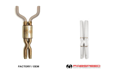 Fabspeed Motorsport Fabspeed Maserati GranTurismo Resonator Bypass X- Pipe 2008-2019