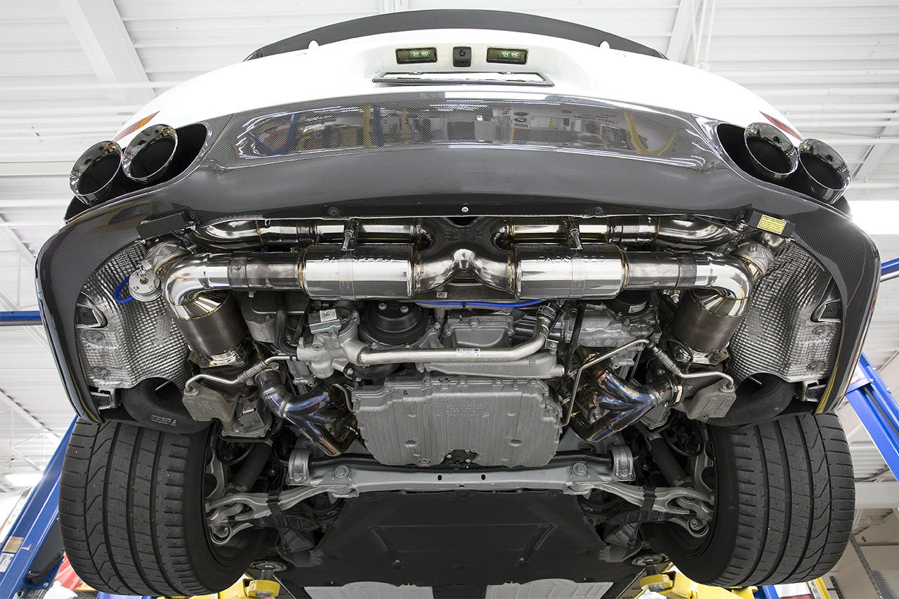 Fabspeed Motorsport Fabspeed Porsche 991 Turbo / Turbo S Valvetronic Supersport X-Pipe Exhaust System 2013-2016