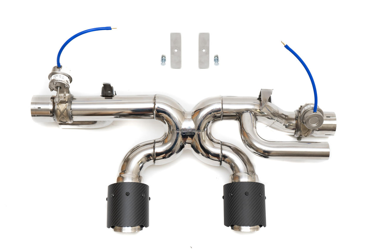 Fabspeed Motorsport Fabspeed Porsche 991.2 Carrera Valvetronic Center Muffler Bypass X-Pipe PSE Only