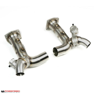 Fabspeed Motorsport Fabspeed Porsche 991.2 Twin Turbo / Turbo S Valvetronic Supersport X-Pipe Exhaust System 2017-2020