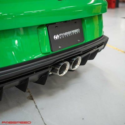 Polished Tips - Fabspeed Motorsport Fabspeed Porsche 992 GT3 Valvetronic Nordschleife Cat-Back Exhaust System 2022