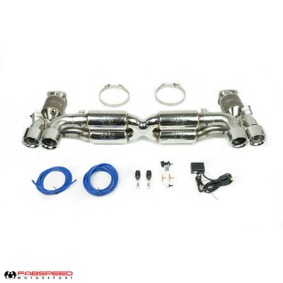 Fabspeed Motorsport Fabspeed Porsche 997.2 Turbo / Turbo S Valvetronic Supersport X-Pipe Exhaust System 2010-2012