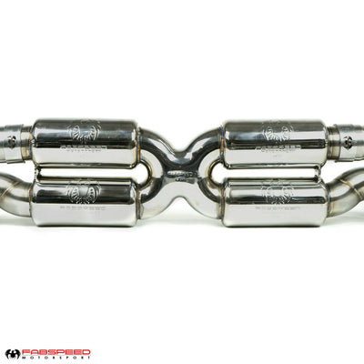 Fabspeed Motorsport Fabspeed Porsche 997.2 Turbo / Turbo S Valvetronic Supersport X-Pipe Exhaust System 2010-2012