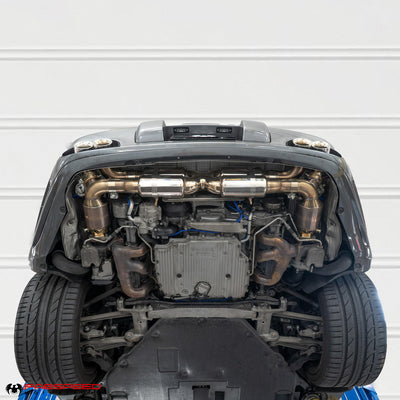 Fabspeed Motorsport Fabspeed Porsche 997.2 Turbo / Turbo S Valvetronic Supersport X-Pipe Exhaust System 2010-2012