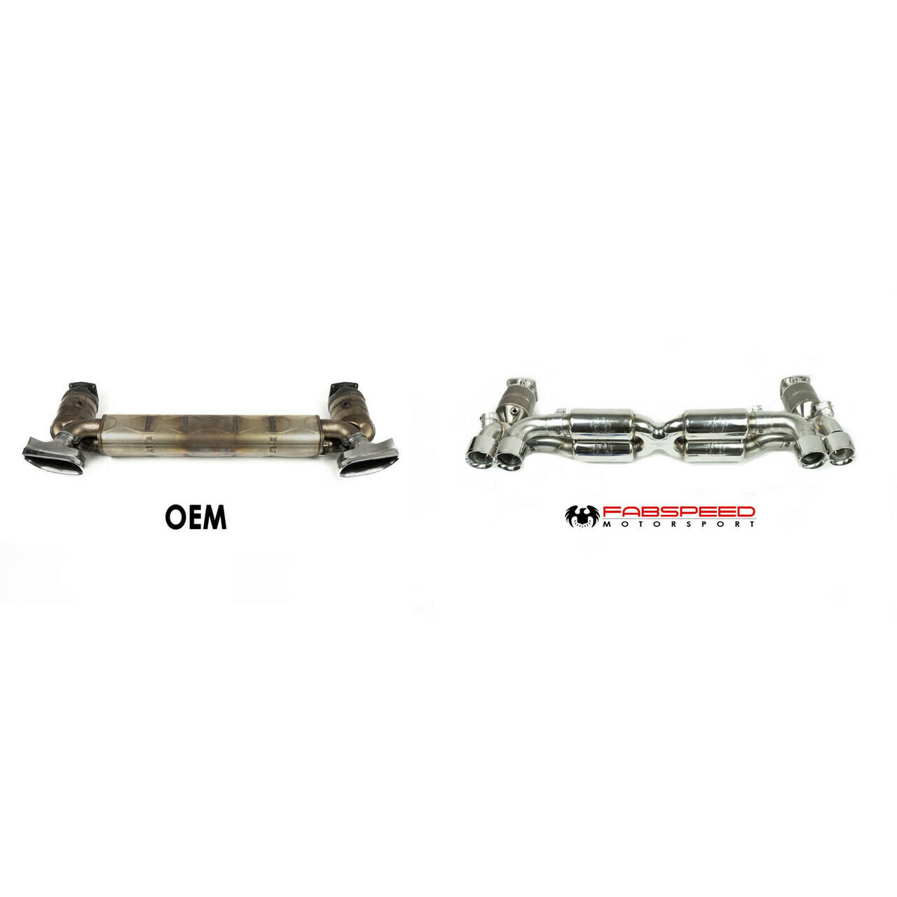 Fabspeed Motorsport Fabspeed Porsche 997.2 Turbo / Turbo S Valvetronic Supersport X-Pipe Exhaust System 2010-2012