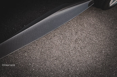 Ferrari Roma - Carbon Fiber Side Skirts (Large Fin)
