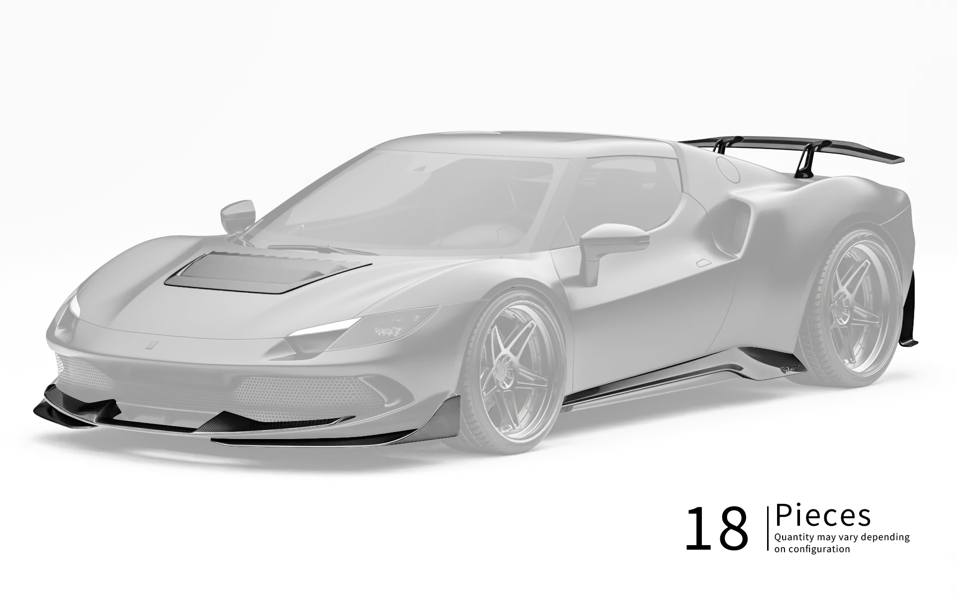 ZACOE Ferrari 296 GTB Complete Body Kit